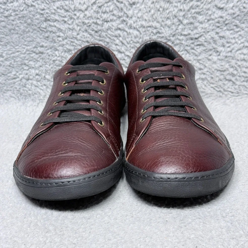 Birchbury Bramfords Mens Size 14 Sneaker Shoes Brown Leather Minimalist Bareboot